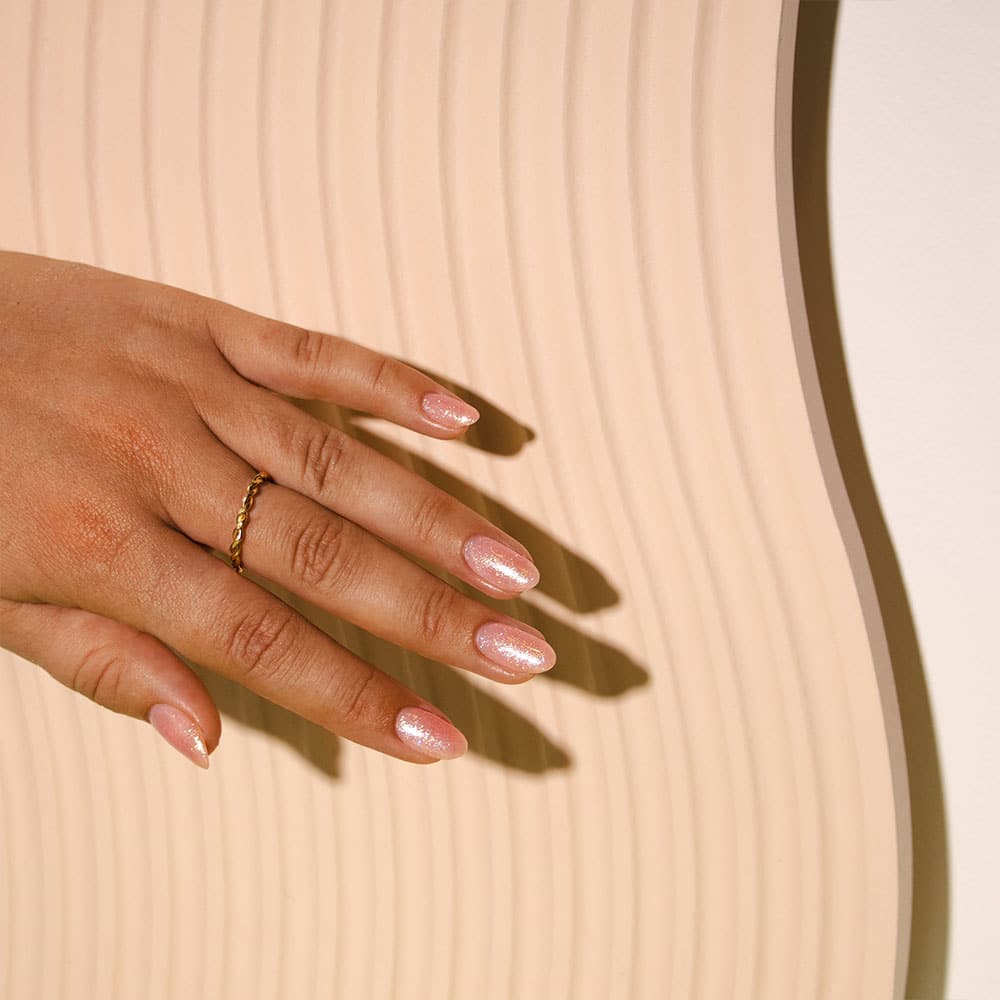 Gelous Sugar Dipped gel nail polish - photographed in Australia on model