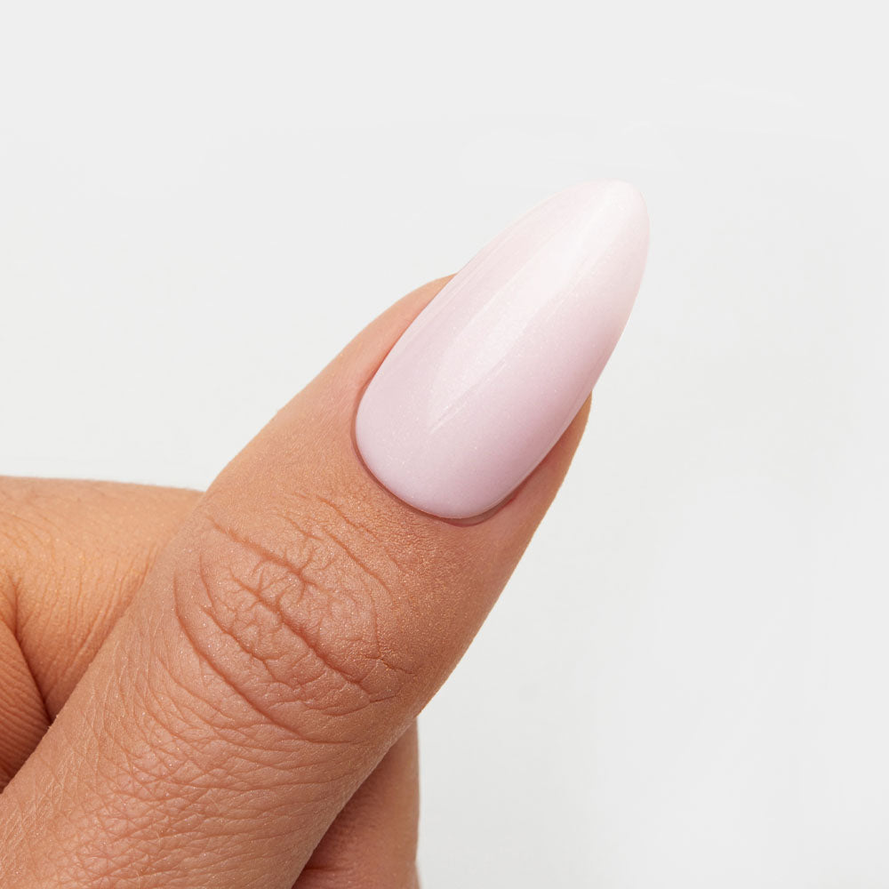 Gelous Sugar Cookie gel nail polish - photographed in Australia on model