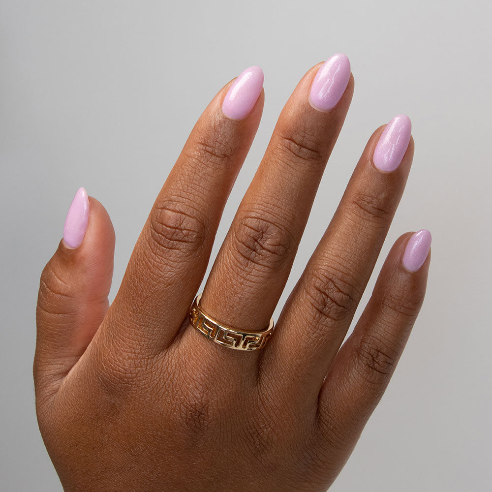 Gelous Sugar Plum gel nail polish - photographed in Australia on model