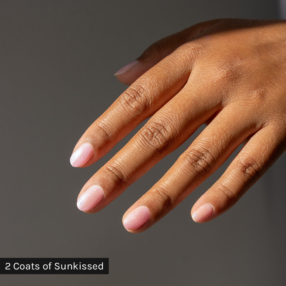 Gelous Sunkissed gel nail polish - photographed in Australia on model