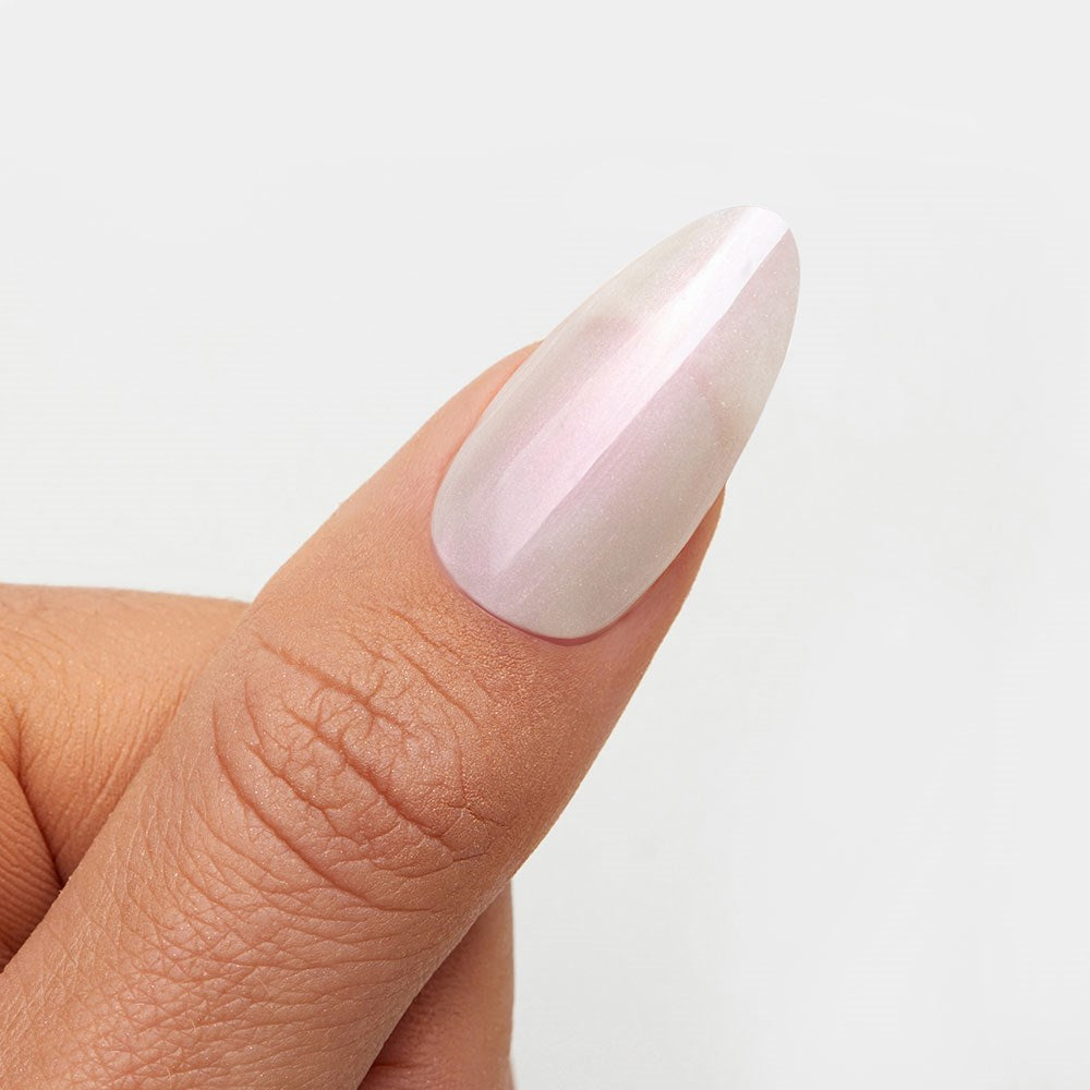 Gelous Snowed In gel nail polish - photographed in Australia on model