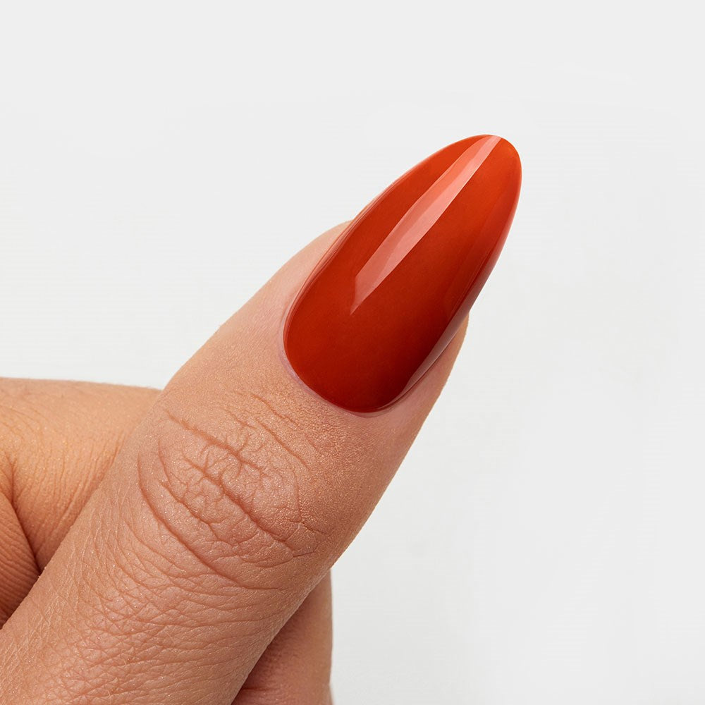Gelous Spiced gel nail polish - photographed in Australia on model