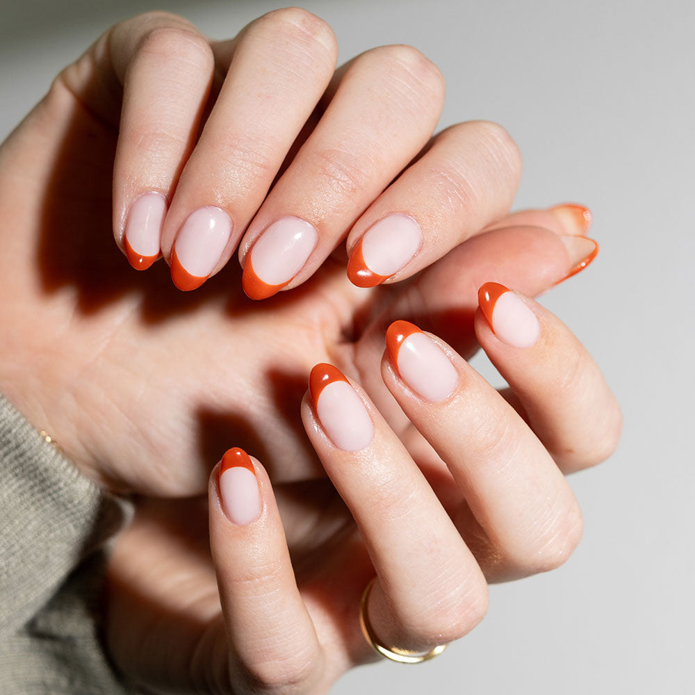 Gelous Spiced gel nail polish - photographed in Australia on model
