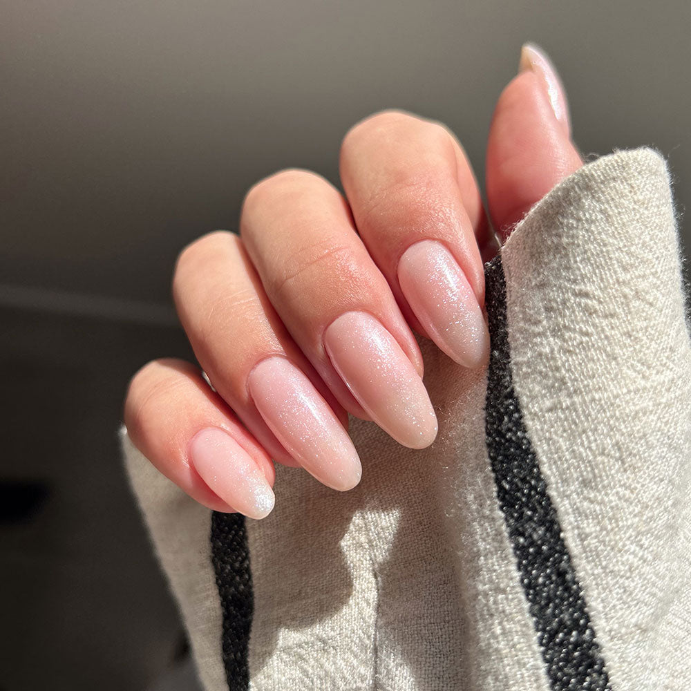Gelous Snow Place Like Home gel nail polish - photographed in Australia on model