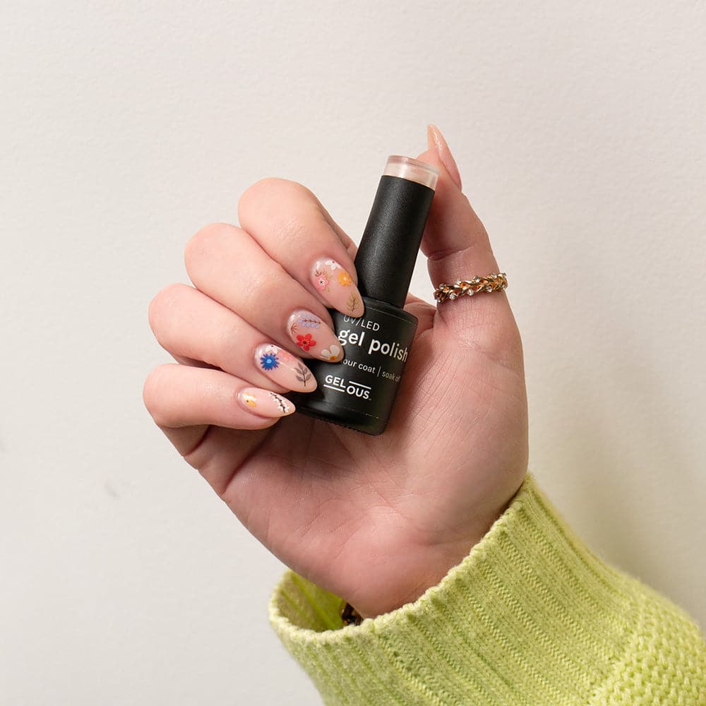 Gelous Spilt Milk gel nail polish - photographed in Australia on model