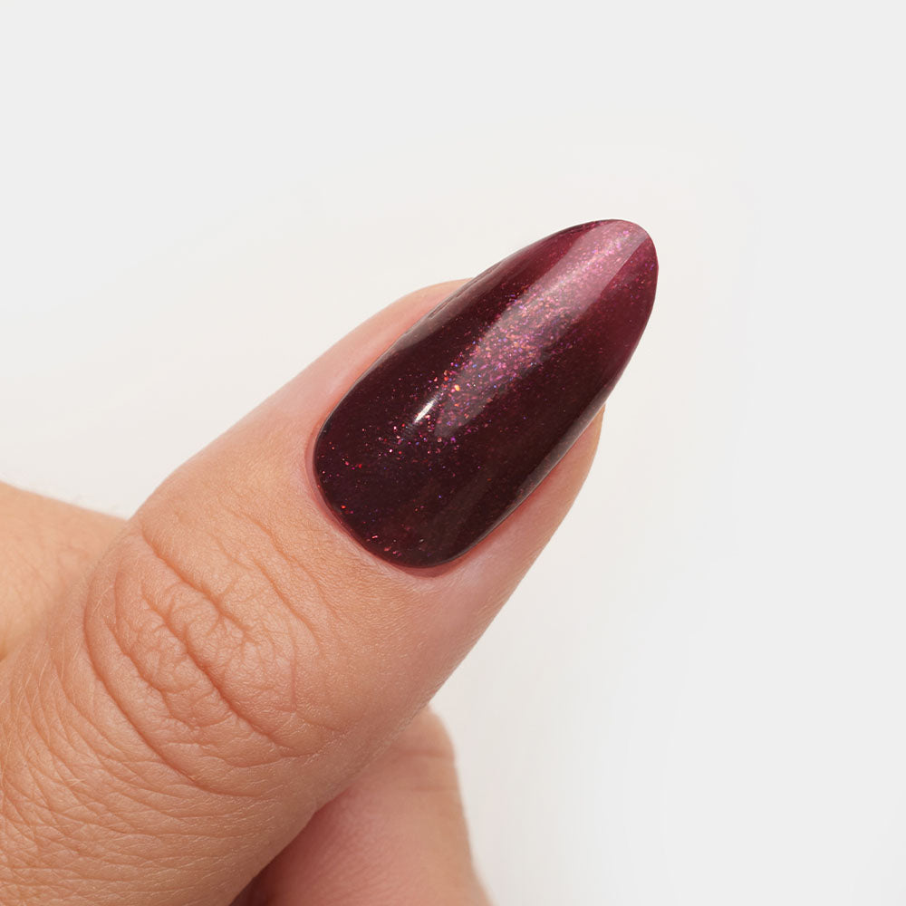 Gelous Sipping Sangria gel nail polish swatch - photographed in Australia