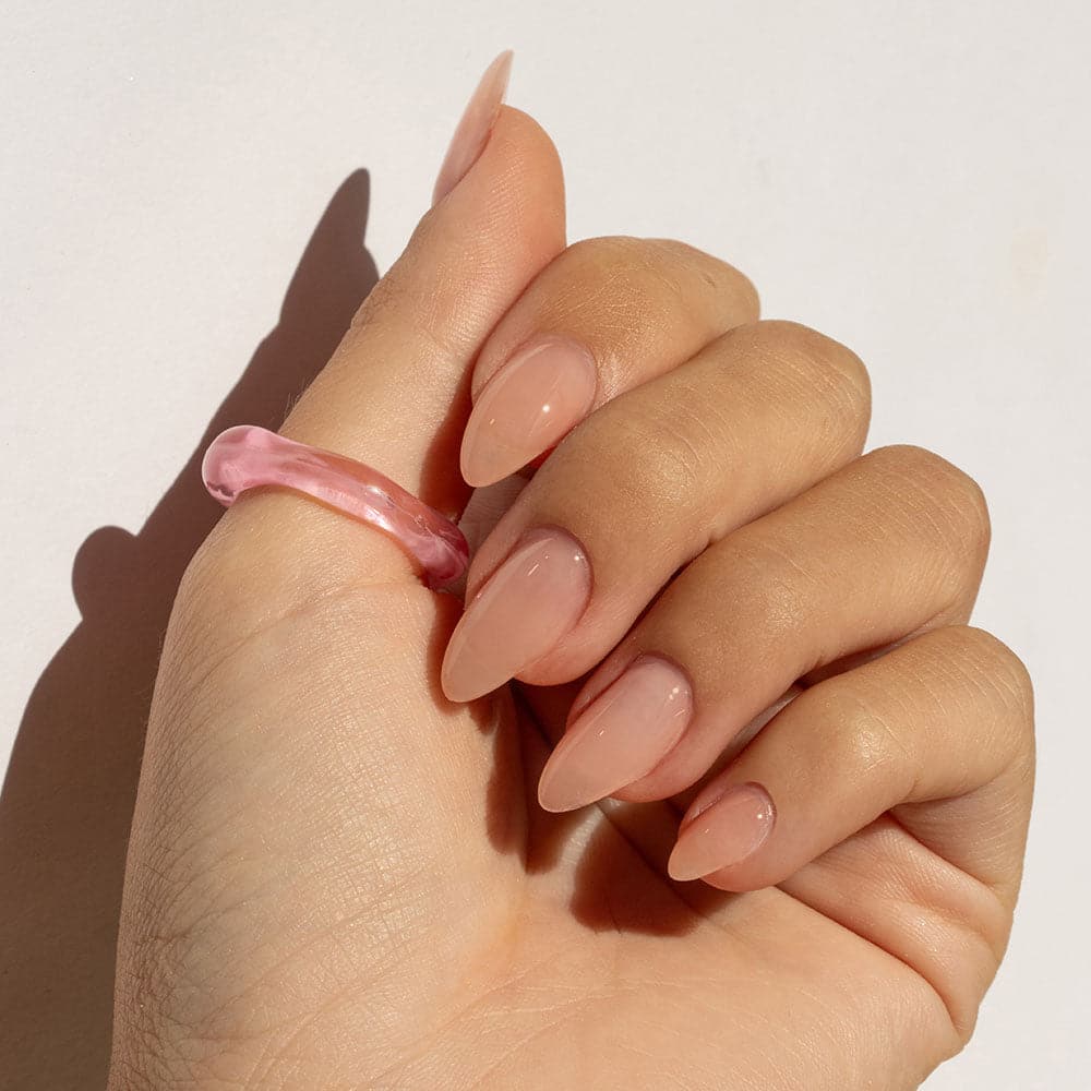 Gelous Sweet Nothings gel nail polish - photographed in Australia on model