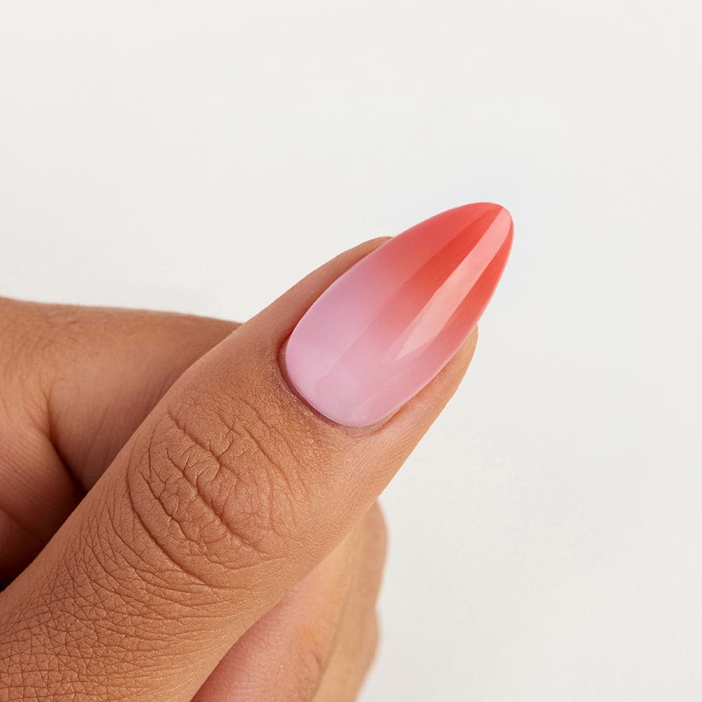 Gelous Thermal Siesta gel nail polish - photographed in Australia on model