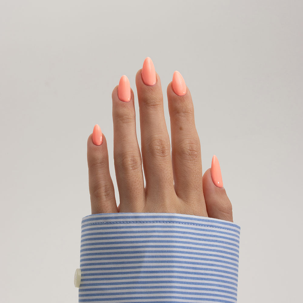 Gelous Tropic Like It's Hot gel nail polish swatch - photographed in Australia