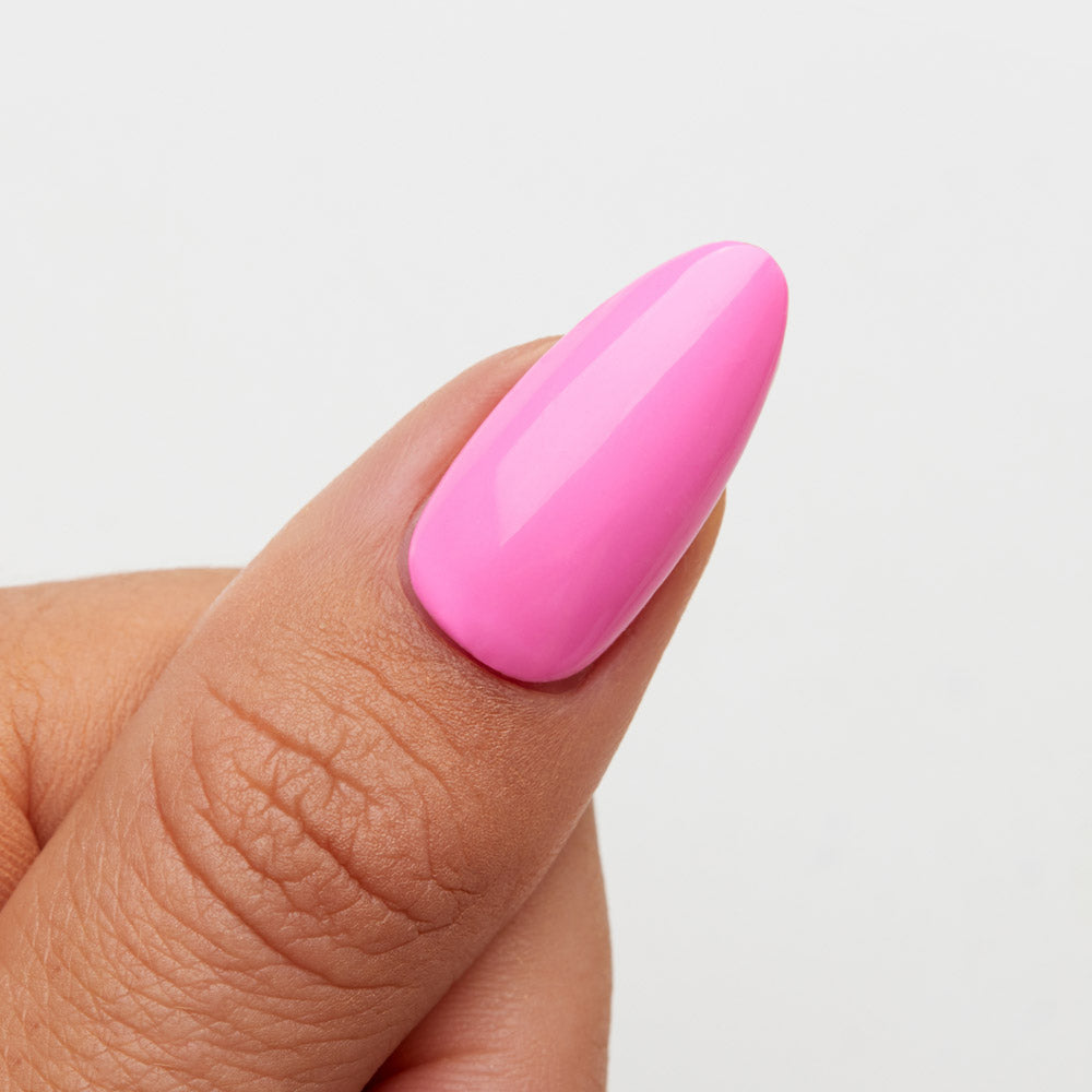 Gelous Tickled Pink gel nail polish swatch - photographed in Australia