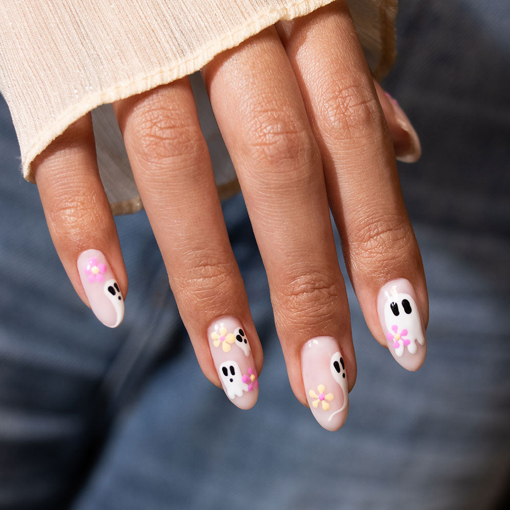 Gelous Tickled Pink gel nail polish - photographed in Australia on model