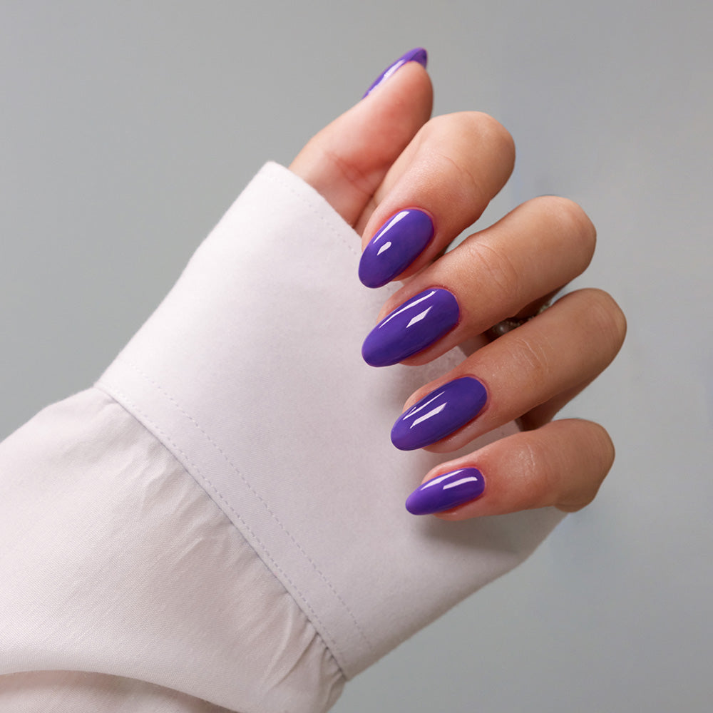 Gelous Violet Delights gel nail polish swatch - photographed in Australia