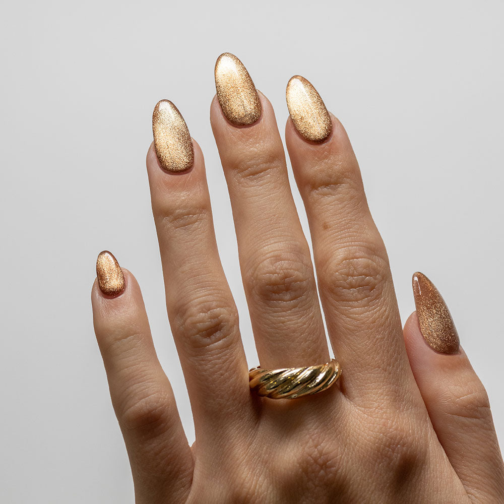 Gelous Velvet Allure gel nail polish - photographed in Australia on model