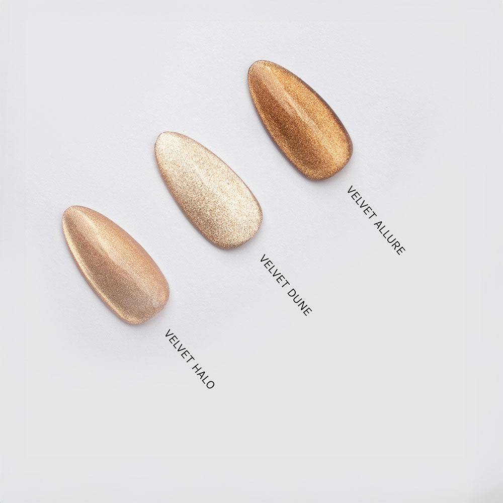 Gelous Velvet Dune gel nail polish comparison - photographed in Australia