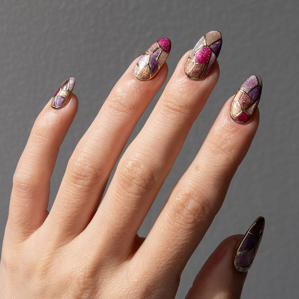 Gelous Velvet Elixir gel nail polish - photographed in Australia on model