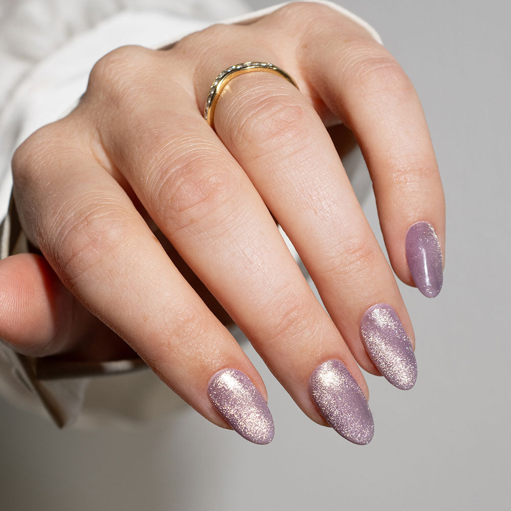 Gelous Velvet Haze gel nail polish - photographed in Australia on model