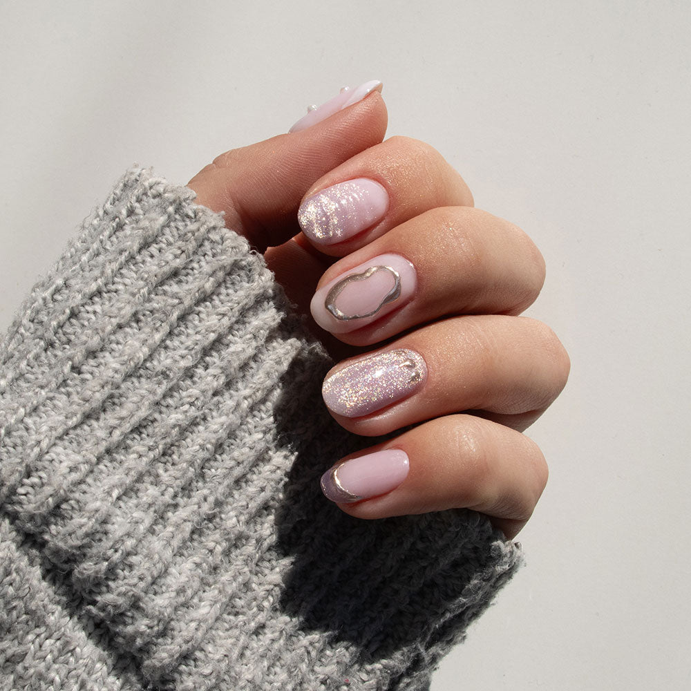 Gelous Velvet Haze gel nail polish - photographed in Australia on model