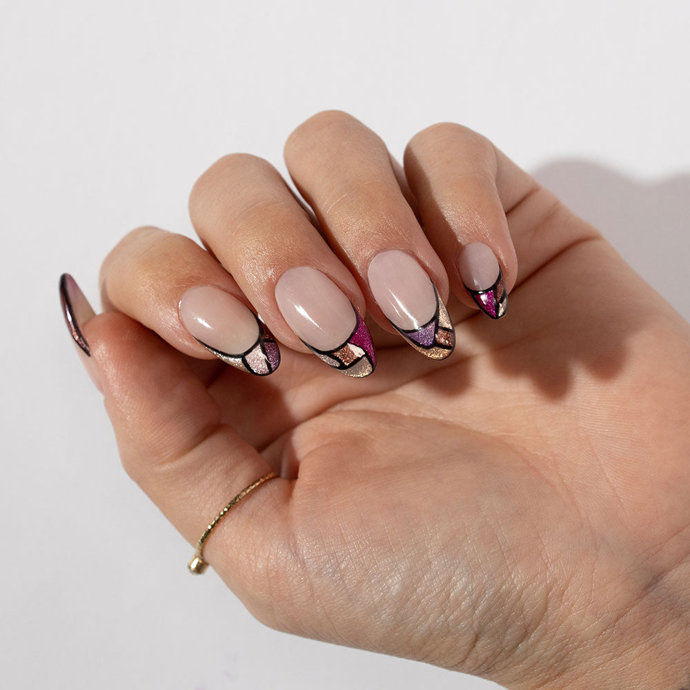 Gelous Velvet Mocha gel nail polish - photographed in Australia on model
