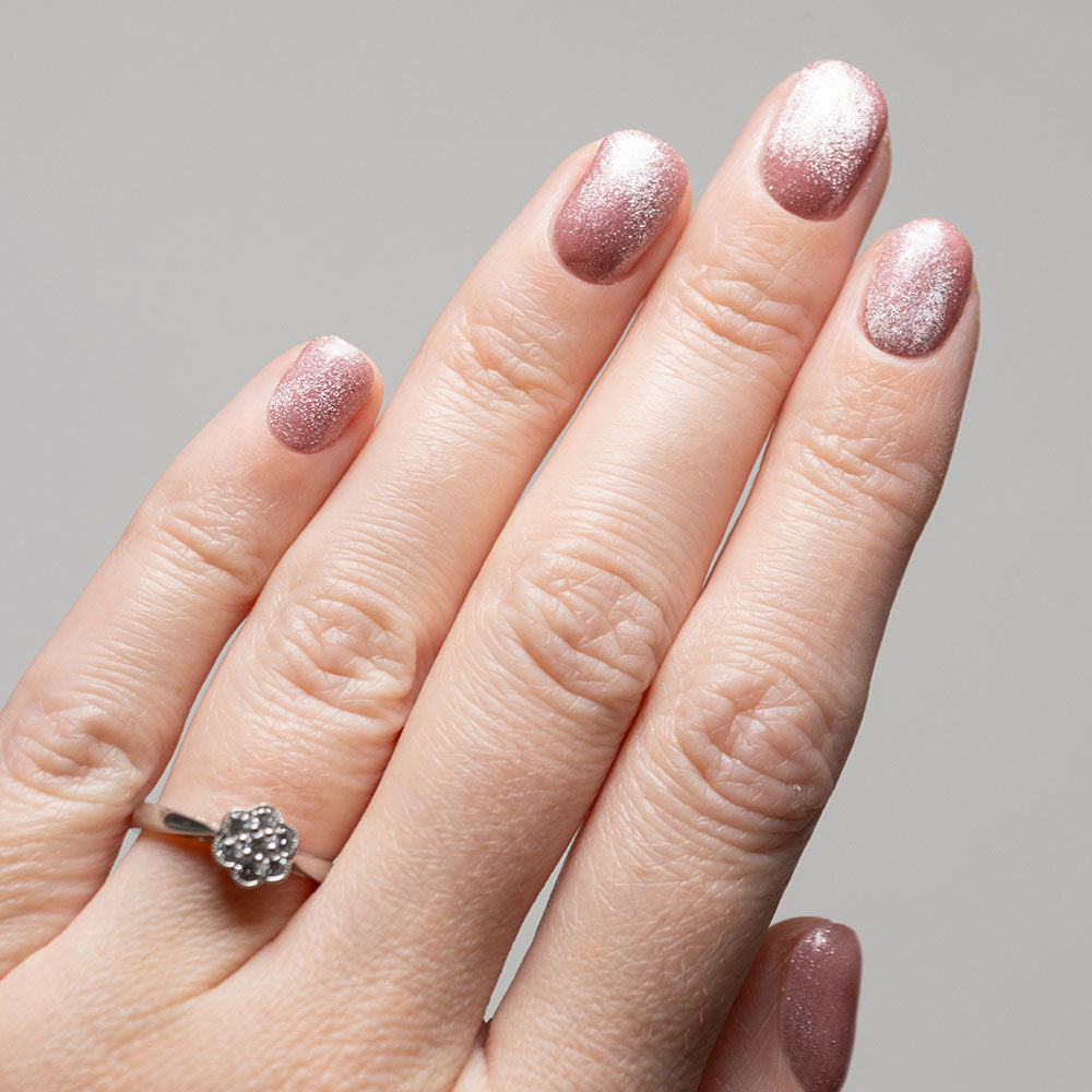 Gelous Velvet Sugar gel nail polish - photographed in Australia on model