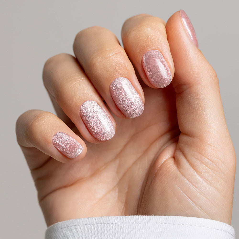 Gelous Velvet Sugar gel nail polish - photographed in Australia on model