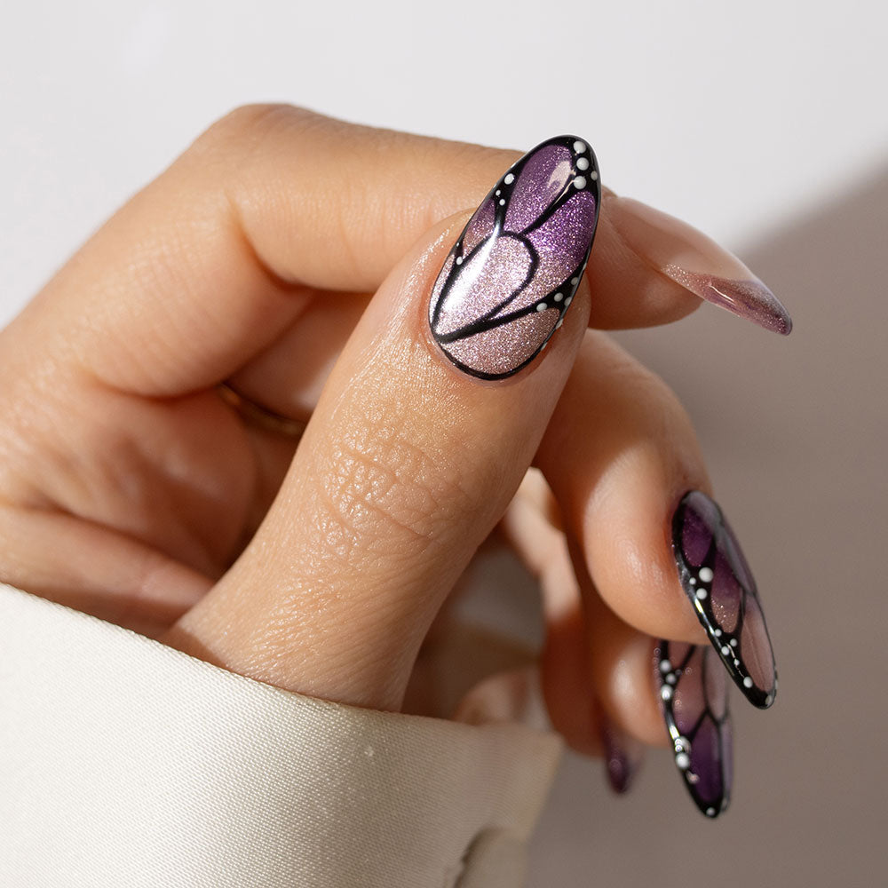 Gelous Velvet Sugar gel nail polish - photographed in Australia on model