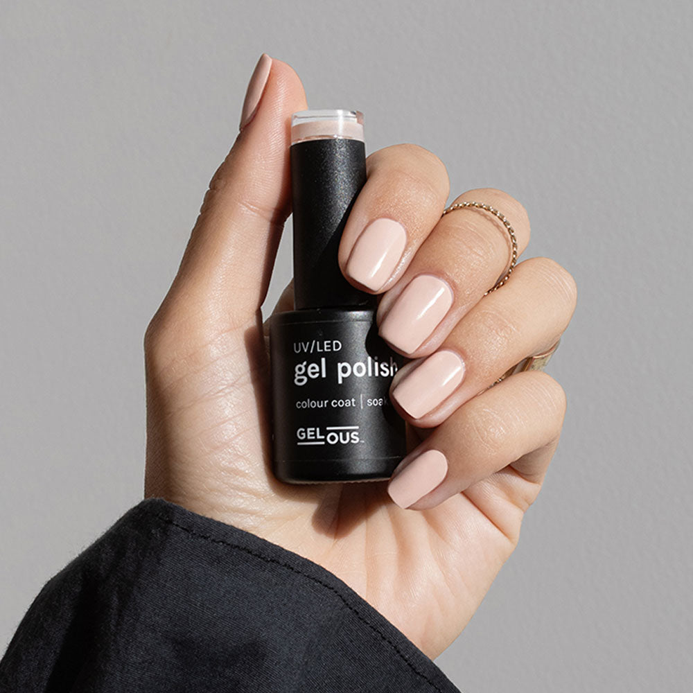 Gelous Vanilla Latte HEMA & TPO-Free gel nail polish - photographed in Australia