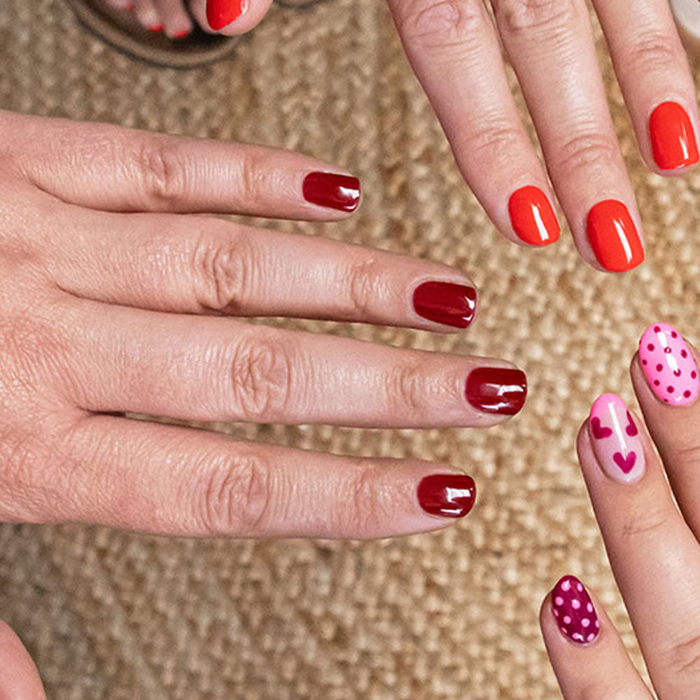 Gelous Wine and Dine gel nail polish swatch - photographed in New Zealand on model