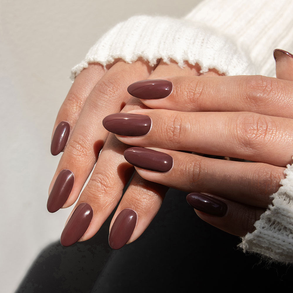 Gelous Woodland gel nail polish - photographed in Australia on model