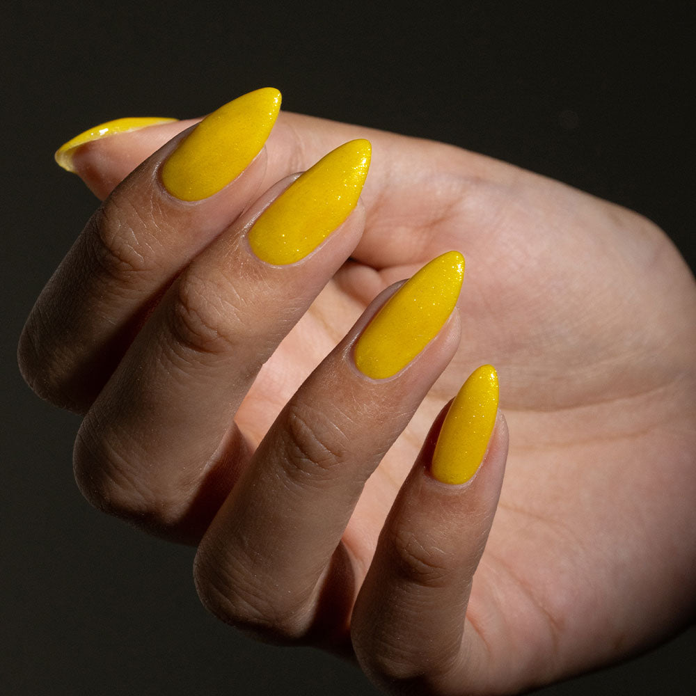 Gelous Walking on Sunshine gel nail polish - photographed in Australia on model