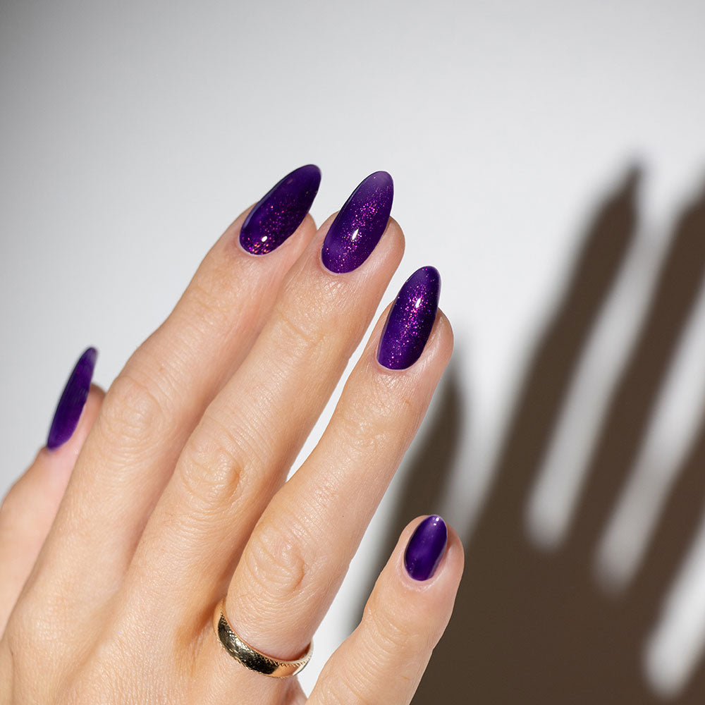 Gelous Witching Hour gel nail polish - photographed in Australia on model