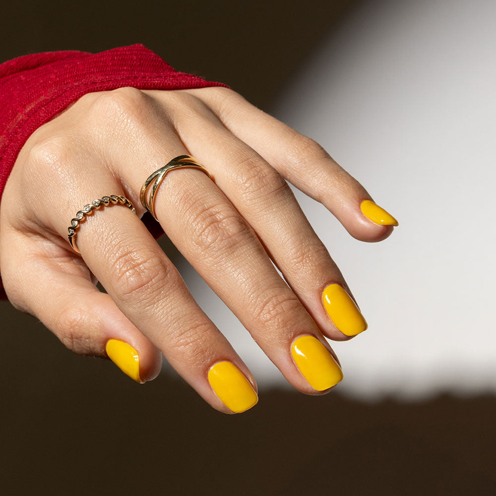 Gelous Zest for Life gel nail polish - photographed in Australia on model