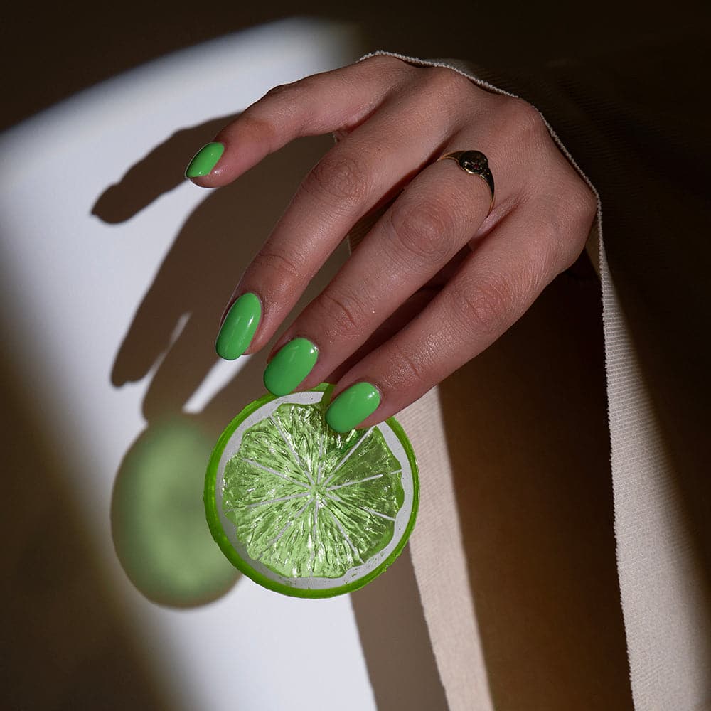 Gelous An Apple A Day matte gel nail polish  - photographed on model in Australia