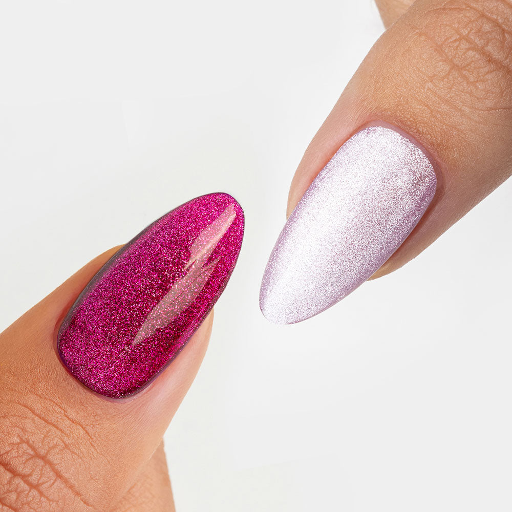 Gelous Velvet Elixir and Velvet Dream gel nail polish Duo - photographed in Australia