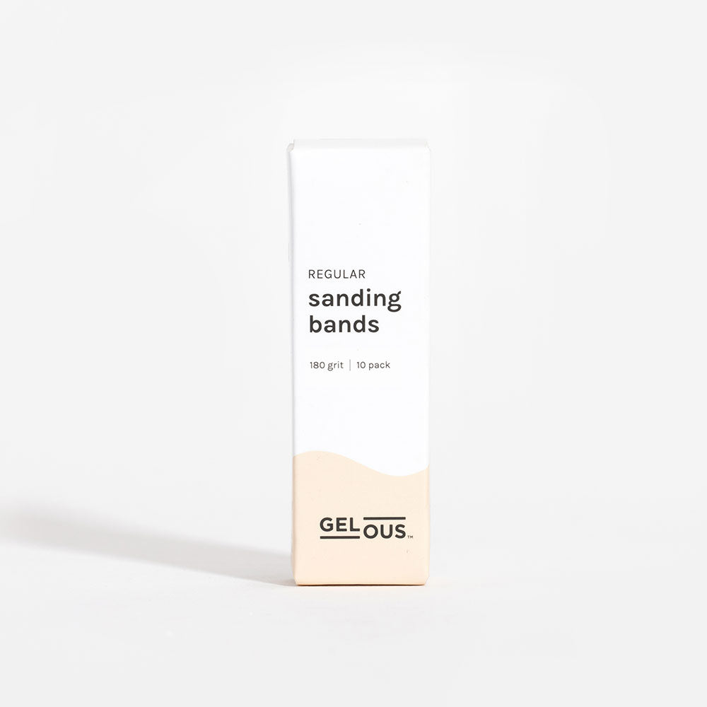 Gel Nail Polish Sanding Band (180 Grit) 10 Pack product photo - photographed in Australia