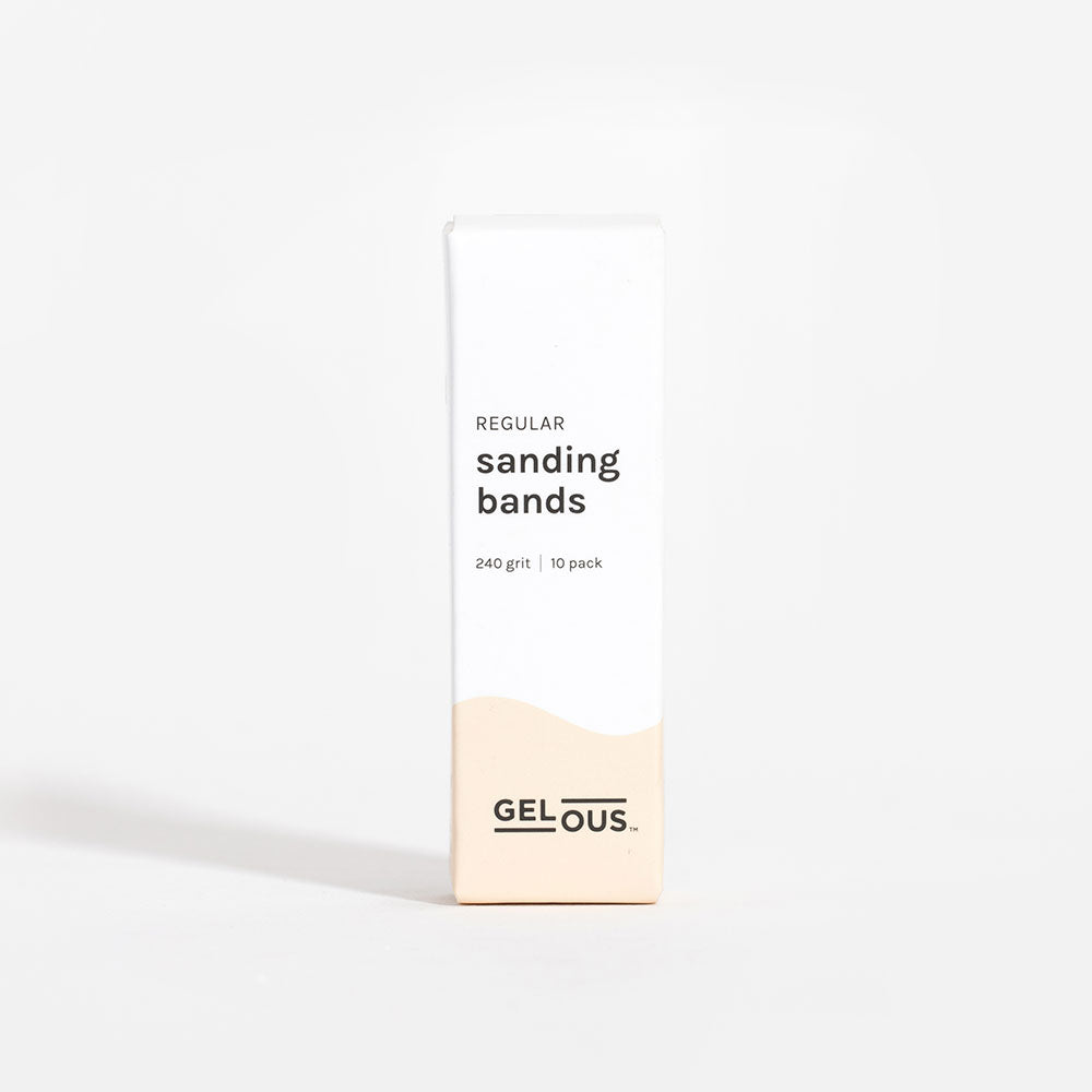 Gel Nail Polish Sanding Band (240 Grit) 10 Pack product photo - photographed in Australia