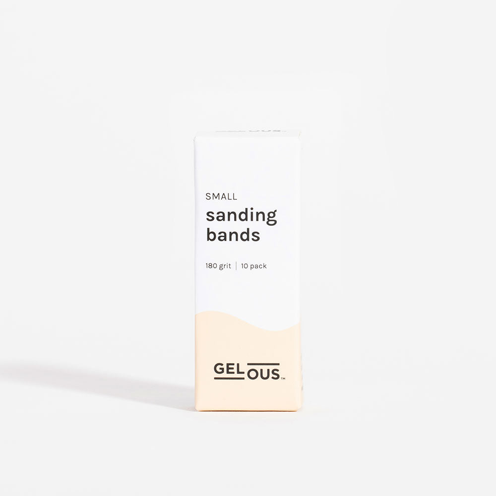 Gel Nail Polish Small Sanding Band (180 Grit) 10 Pack product photo - photographed in Australia