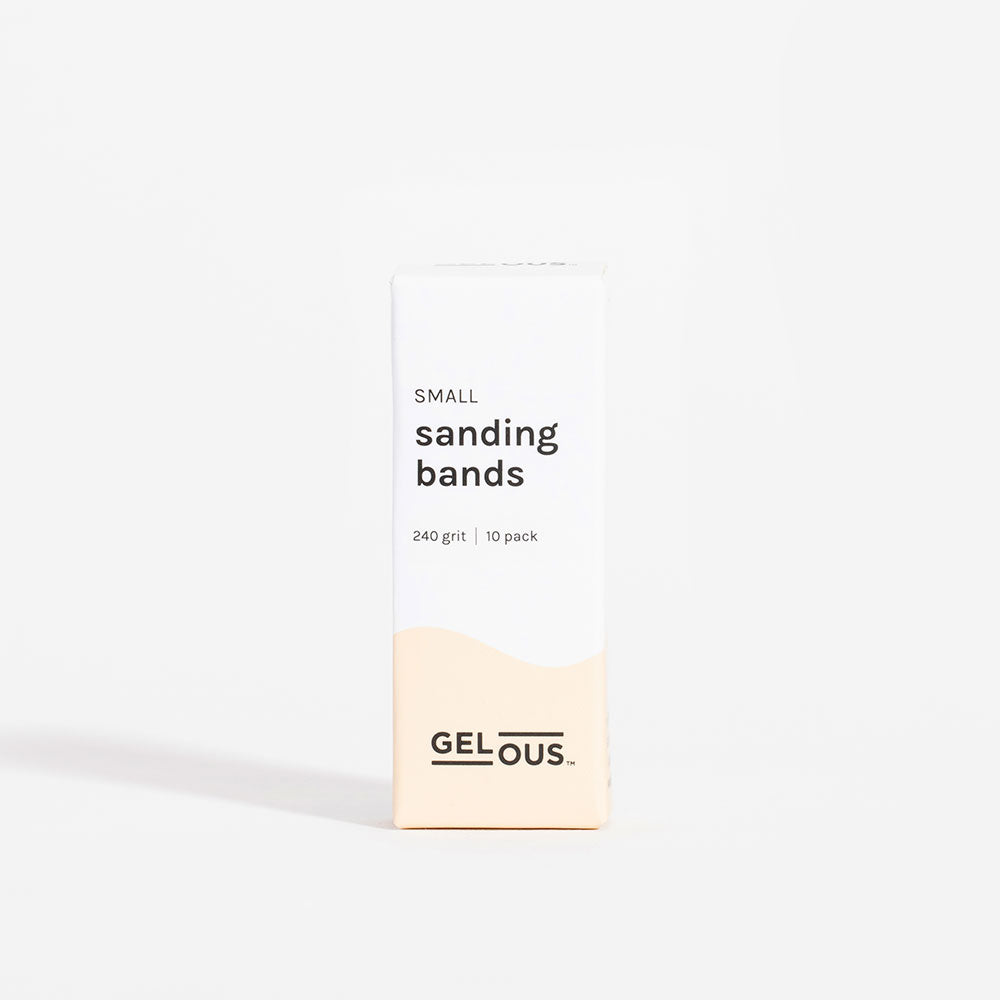 Gel Nail Polish Small Sanding Band (240 Grit) 10 Pack product photo - photographed in Australia