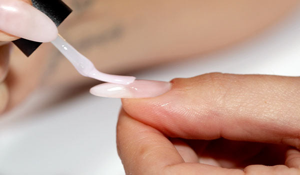 Building your nails with Builder Gel - photographed in Australia on model