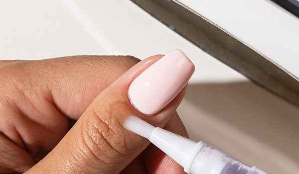 How To Apply Gelous Gel Nail Polish - Cuticle Oil - photographed in Australia
