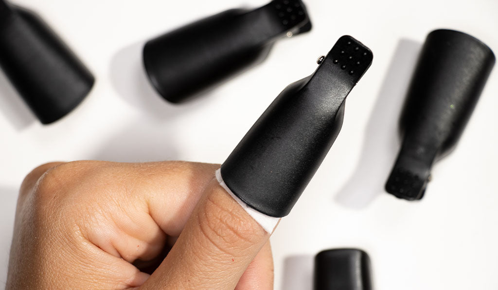 How to remove your Gel Nail Polish by soaking off with Removal Clips - photographed in Australia