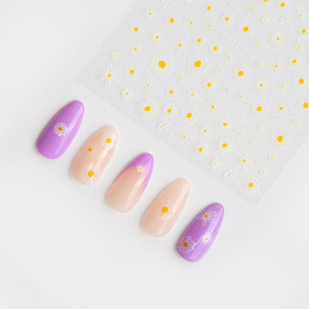 Gelous Delicate Daisy Nail Art Stickers product photo - photographed in Australia