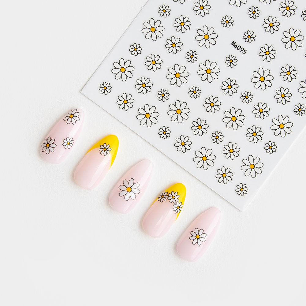 Gelous Daisy Nail Art Stickers product photo - photographed in Australia
