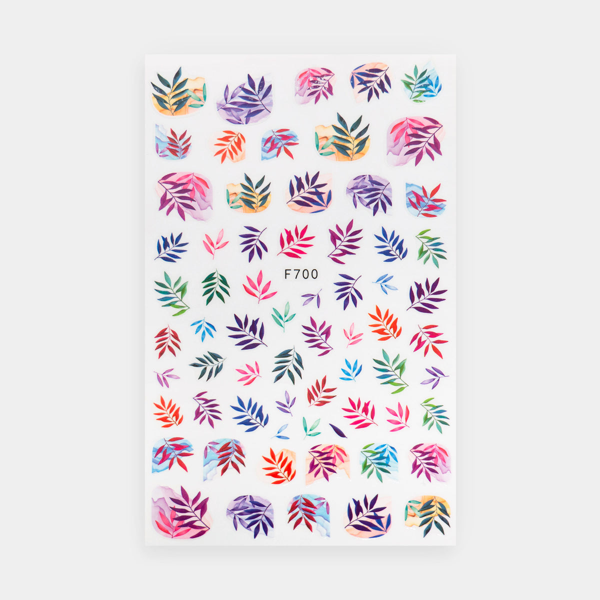 Gelous Colourful Palms Nail Art Stickers product photo - photographed in Australia