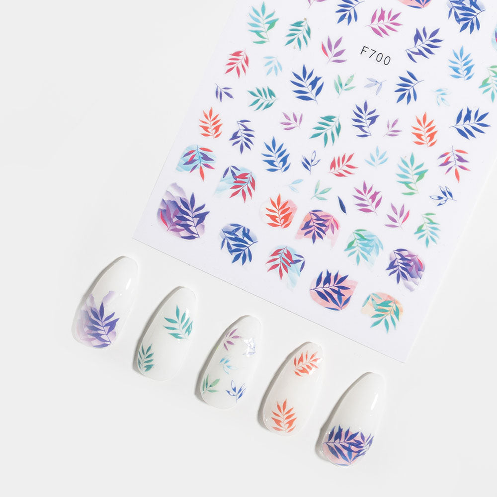 Gelous Colourful Palms Nail Art Stickers product photo - photographed in Australia