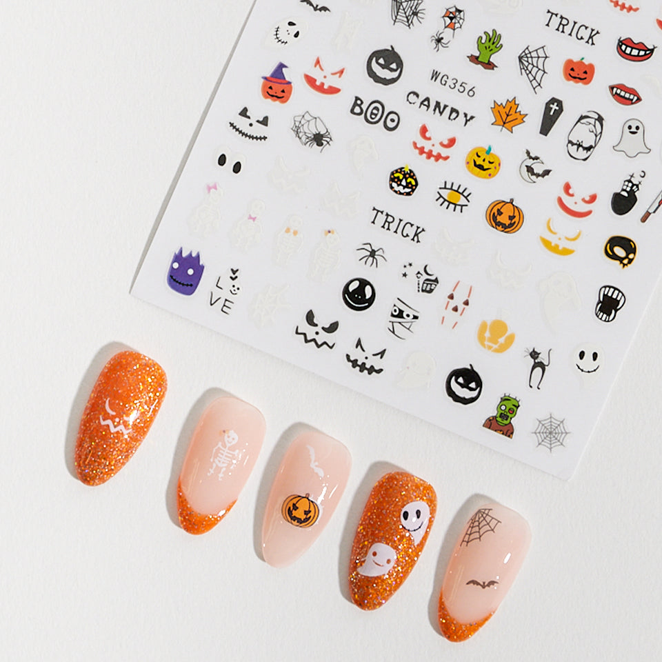 Gelous Boo! Nail Art Stickers product photo - photographed in Australia