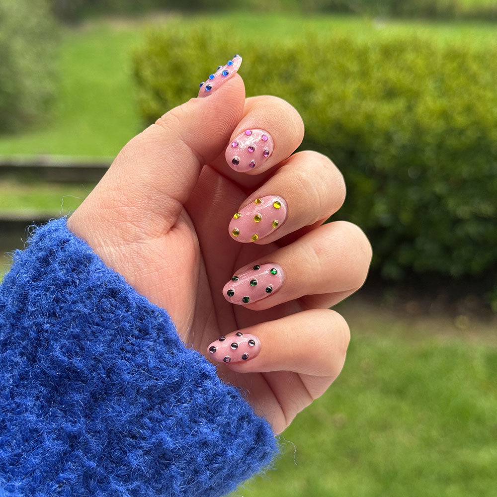 Gelous Bright Rhinestone Nail Art Set product photo - photographed in Australia