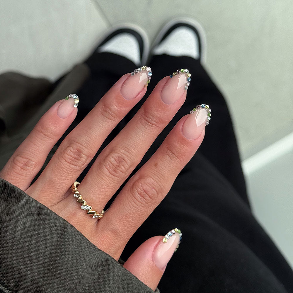 Gelous Pastel Rhinestone Nail Art Set product photo - photographed in Australia