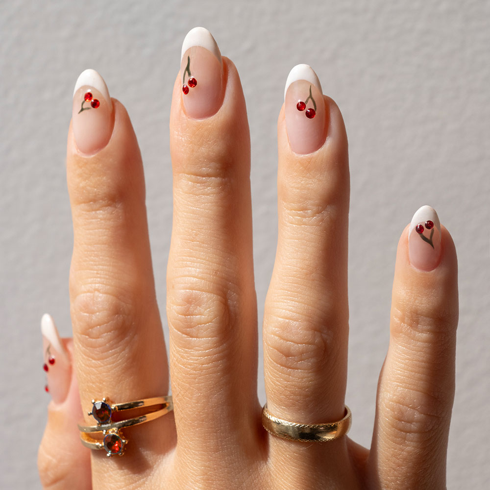 Gelous Red Rhinestone Nail Art Set product photo - photographed in Australia