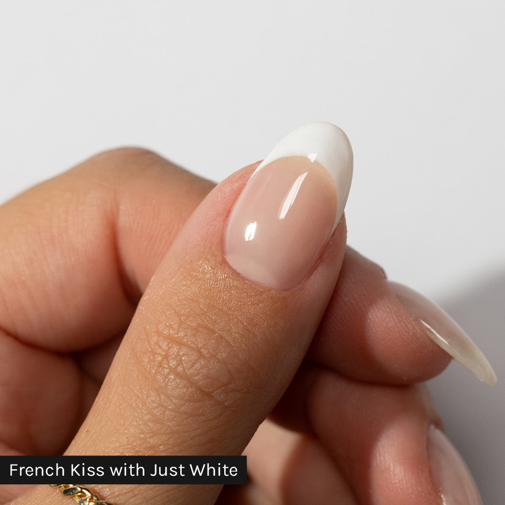 French Nail Pack with French Kiss and Just White - photographed in Australia