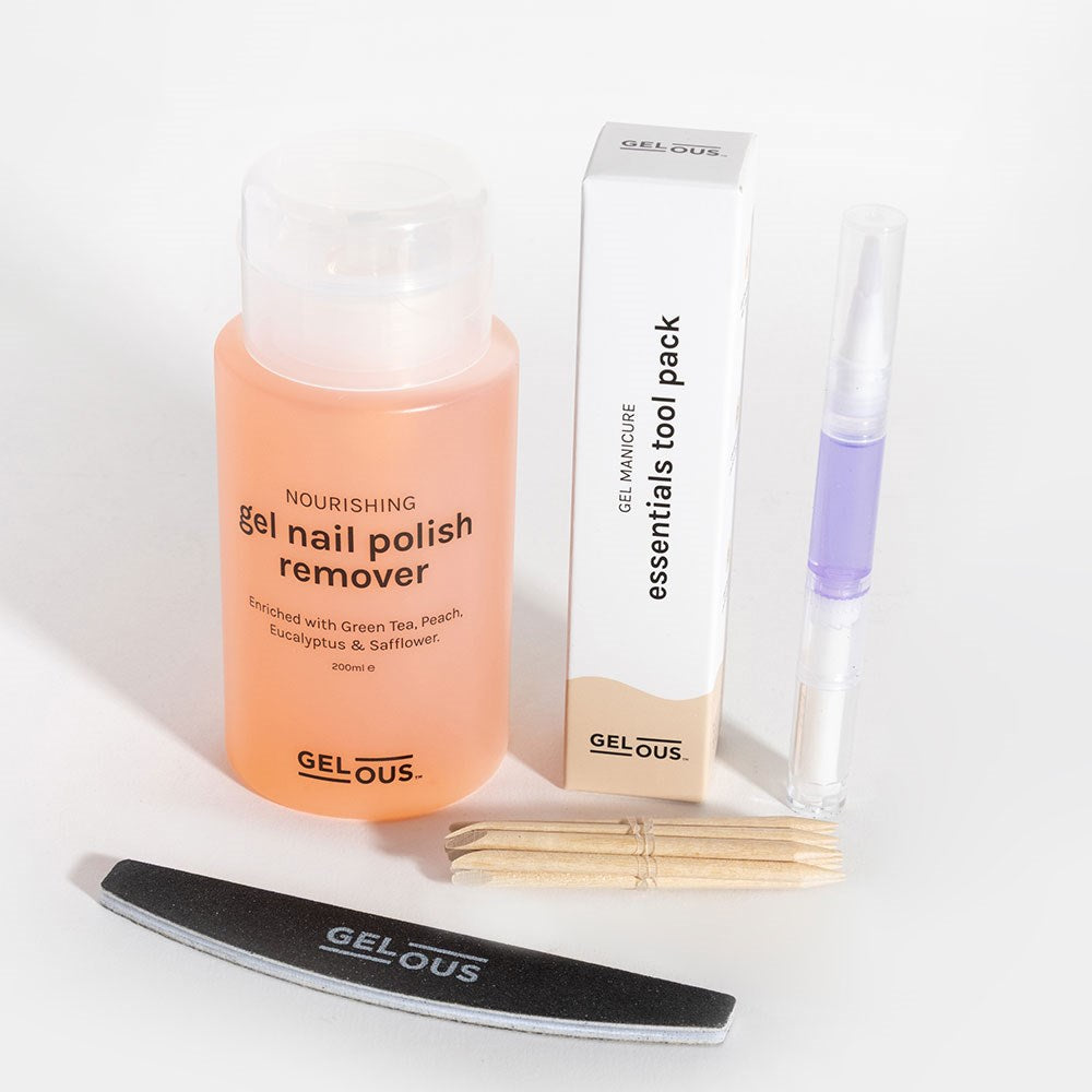 Gel Nail Polish Remover & Essentials Tool Pack - photographed in Australia